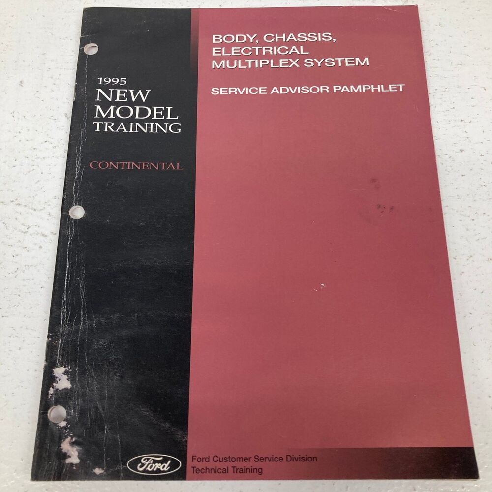 1995 Continental New Model Training Body Chassis Electrical Ford